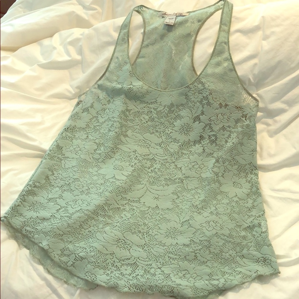 Racer-back Lace tank